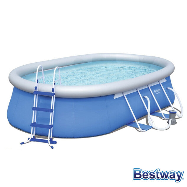 Piscine autoportante ovale Fast Set Pools L.488 x l.305 x H.107