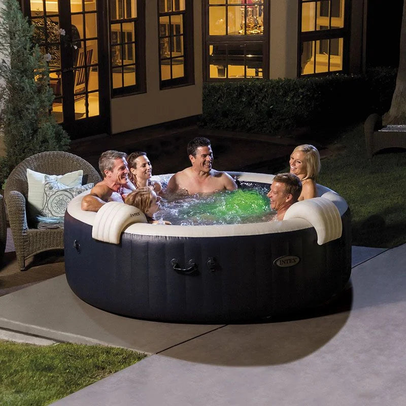Spa Intex Pure Spa Blue Navy bulles 4 places luxe