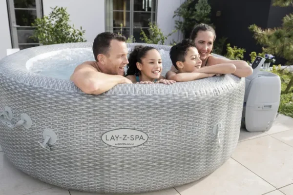 Spa gonflable LAY-Z HONOLULU BESTWAY, 4/6 places, rond – Image 2