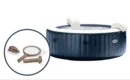 Pure Spa gonflable INTEX Blue Navy rond 6 places + Kit d'entretien