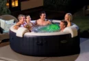 Pure Spa gonflable INTEX Blue Navy rond 6 places + Kit d'entretien
