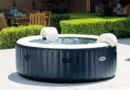 Pure Spa gonflable INTEX Blue Navy rond 6 places + Kit d'entretien