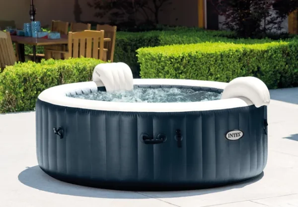Pure Spa gonflable INTEX Blue Navy rond 6 places + Kit d'entretien – Image 3