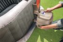 Pure Spa gonflable INTEX CHEVRON carré 4 places