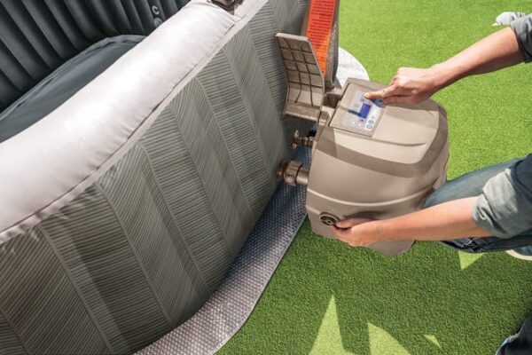 Pure Spa gonflable INTEX CHEVRON carré 4 places – Image 5